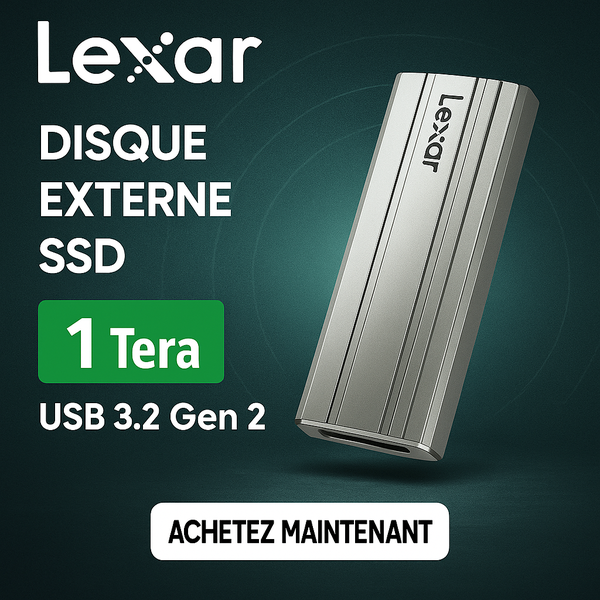 Disque SSD Lexar 1 To USB 3.2