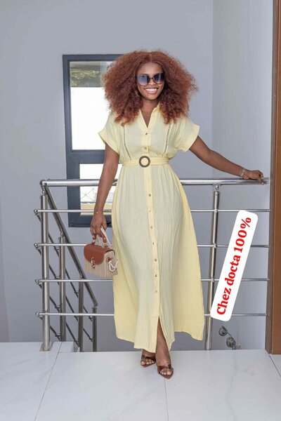 Robe chemise longue élégante