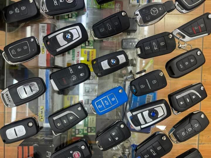 Spare keys and new key