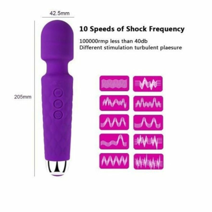 Vibromasseur Relaxant Rechargeable