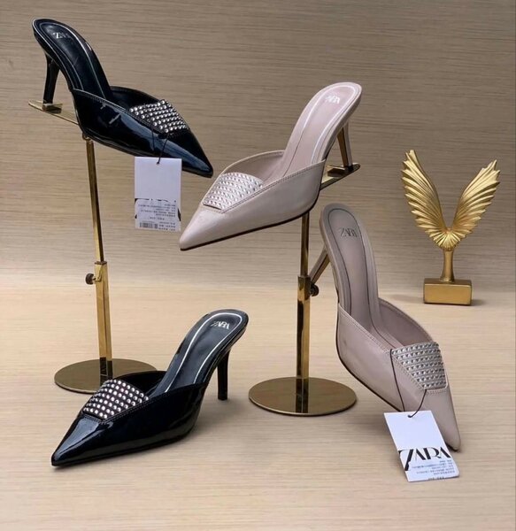 Ladies Half shoe heel