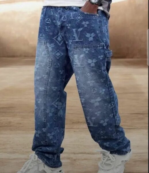 Pantalons casual imprimés urbains