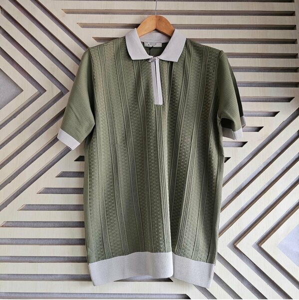 Polo tricot pour hommes