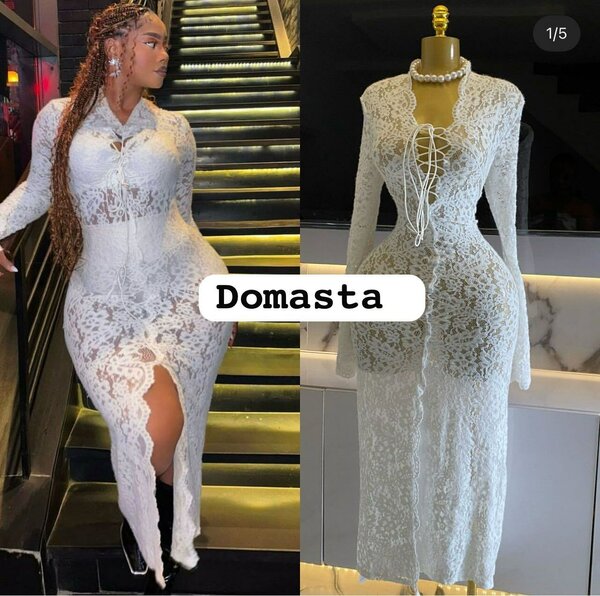 Robe en dentelle élégante