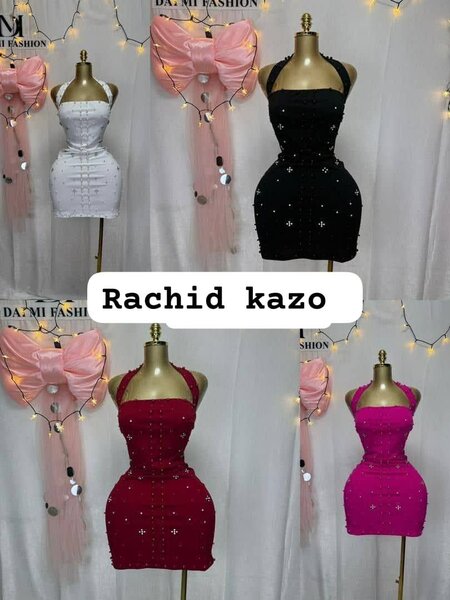 Robe moulante à strass