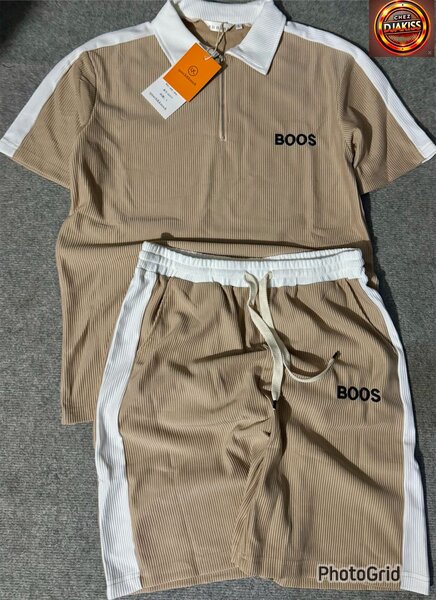 Ensemble décontracté beige homme