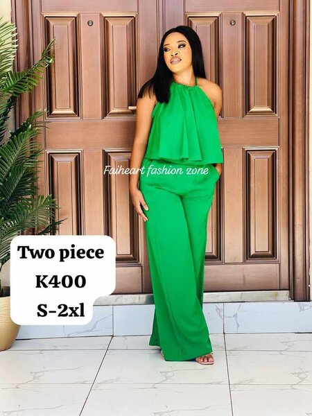 Women's suit green top and pants Sizes: S,M,L,XL,2XL