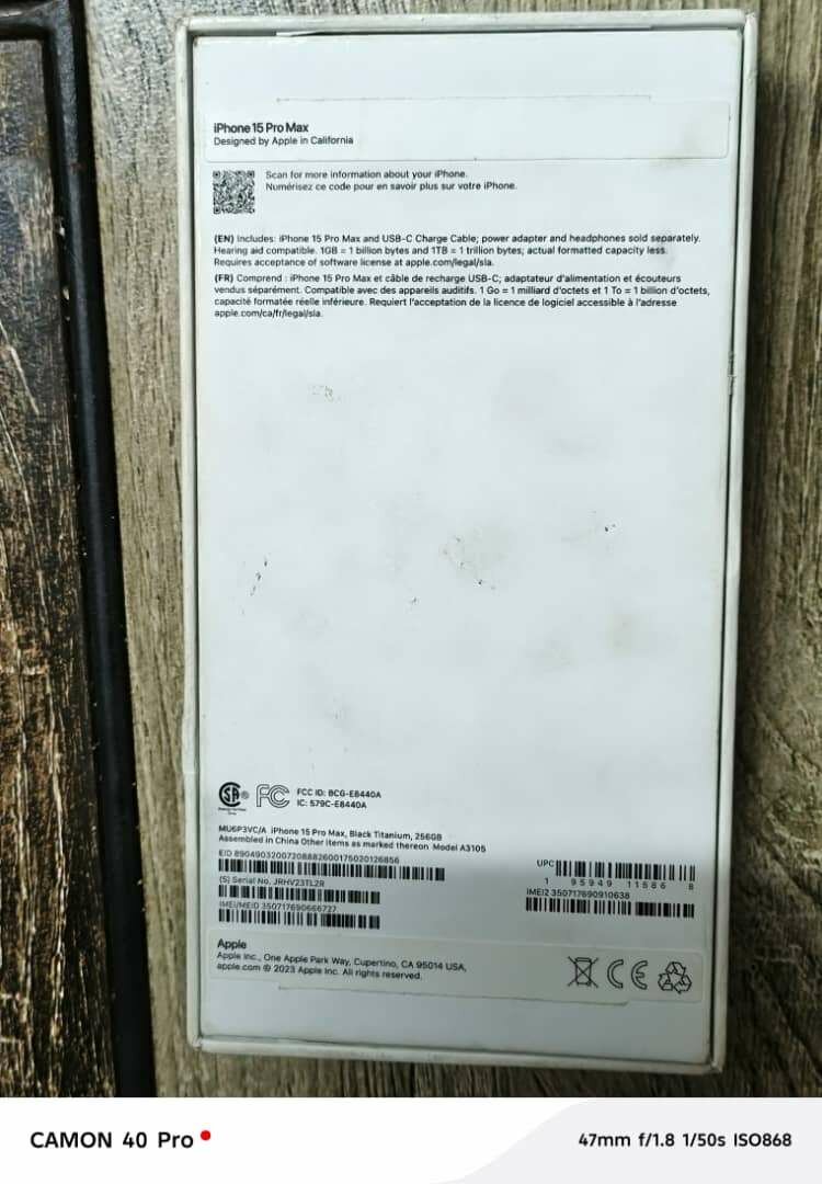 Apple iPhone 15 Pro Max