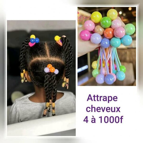 Élastiques Boules Enfant Colorés