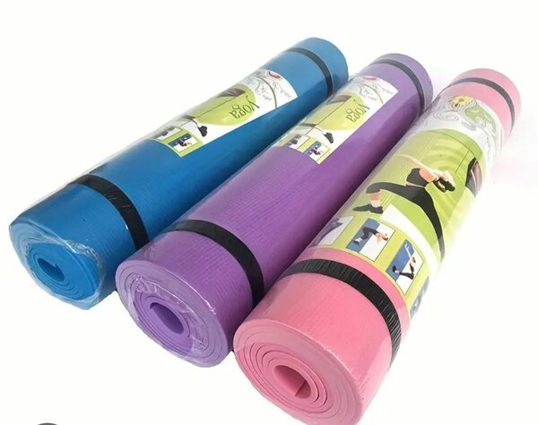 Tapis de yoga antidérapant coloré