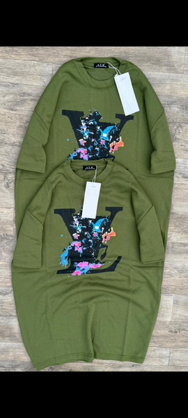 T-shirt vert élégant