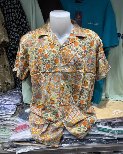 Chemise florale été homme