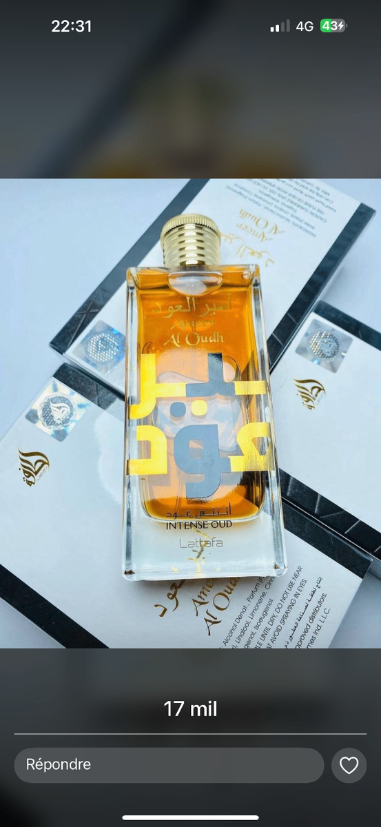 AMEER AL OUDH INTENSE OUD