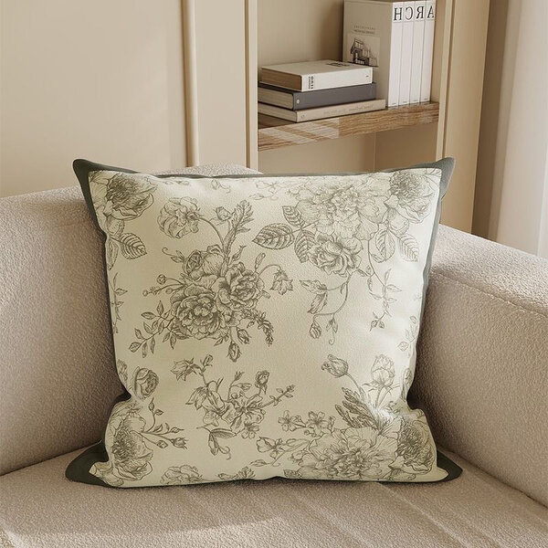Coussin floral élégant