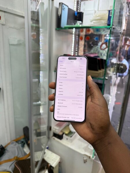 iPhone 15promax, 256gig available