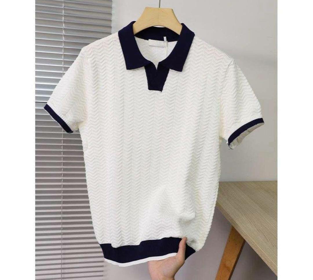 Polo en maille pour hommes