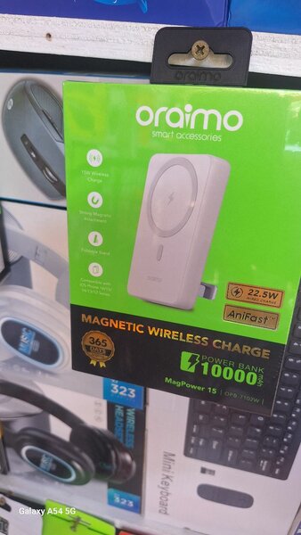 Oraimo Chargeur Sans Fil Magnétique 10000mAh