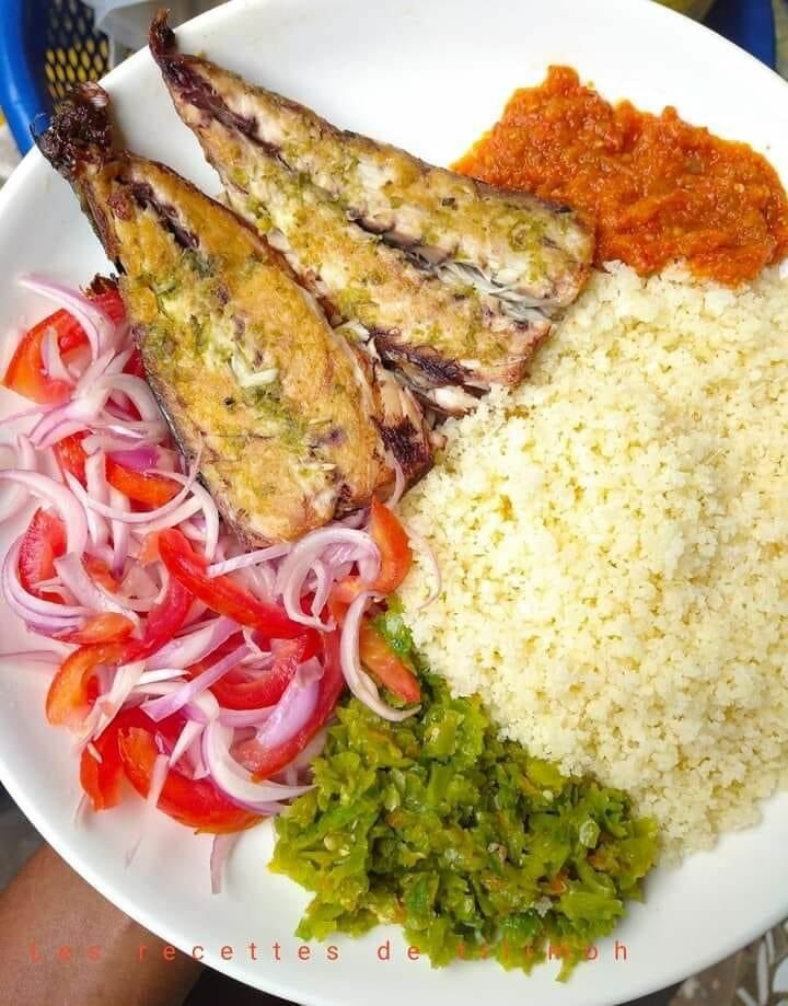 Plat de poisson fumé  épicé