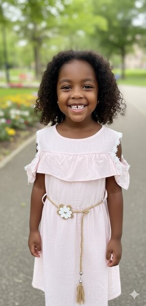 Robe Rose Enfant 3 à 4 ans