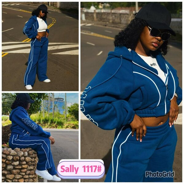 Ensemble survêtement bleu femme Sally