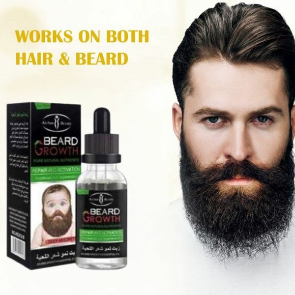 Huile de Croissance de Barbe