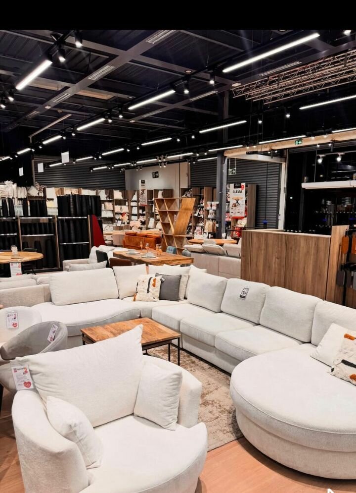 Canapé modulaire en tissu