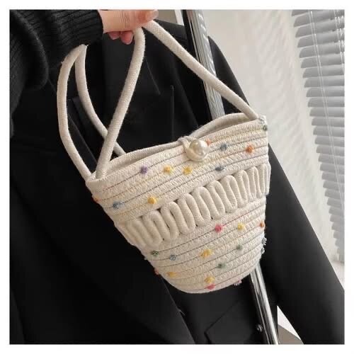 Sac à main en corde tressée