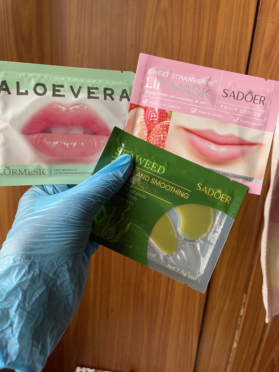 Face, eye and lip masks