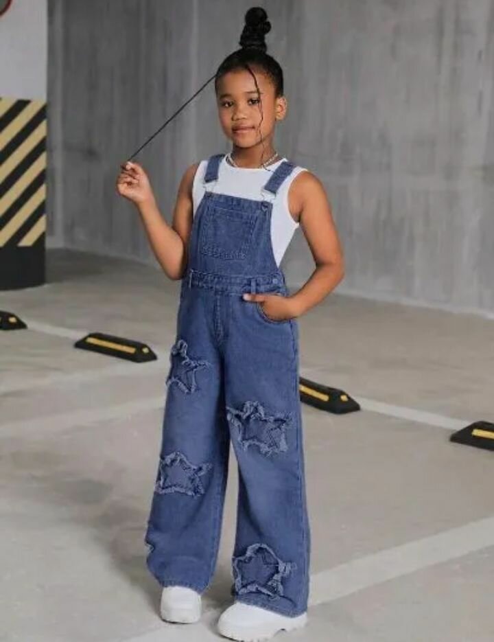 Tenue en jean pour filles