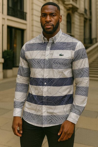 Chemise Homme à Rayures Élégante