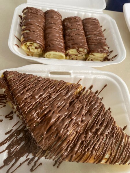 Crêpes au chocolat gourmandes