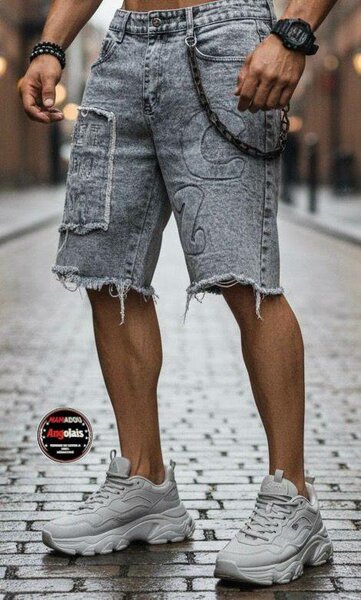 Shorts en jean décontractés homme
