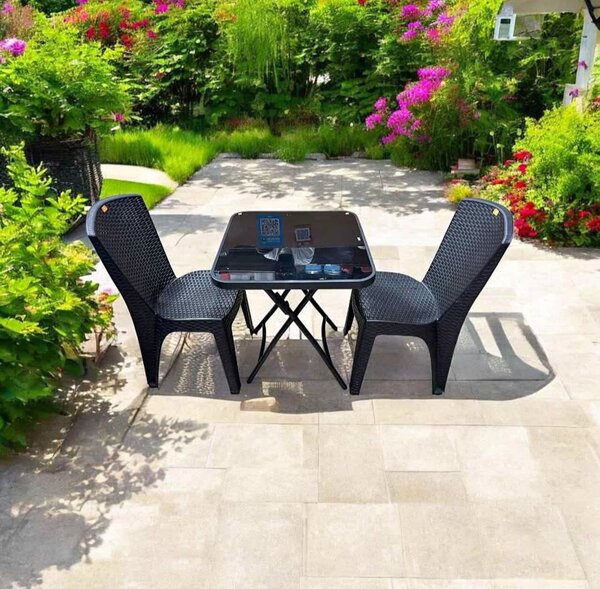 Ensemble table jardin élégant