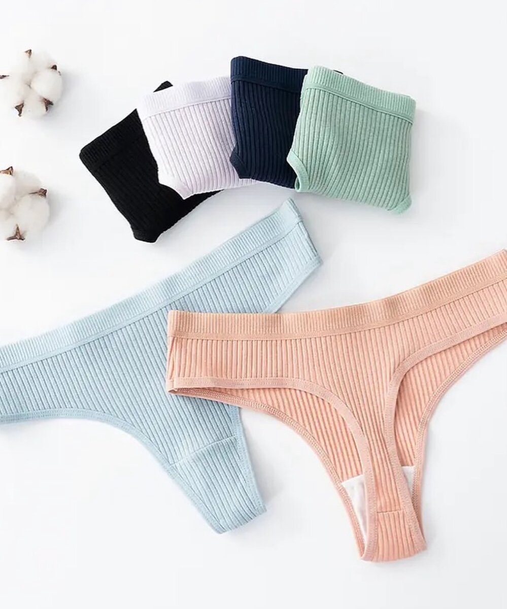 Cotton thongs
