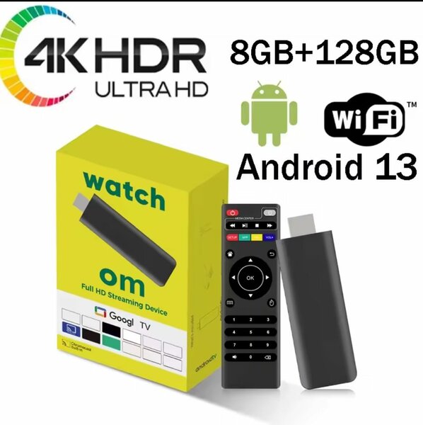 Clé TV Android 13 4K HDR