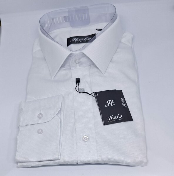 Chemise manche longue 100%coton slim taille M