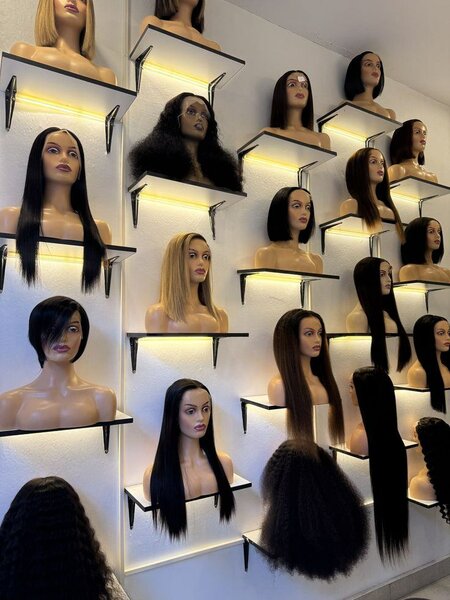 Perruque naturelle longue