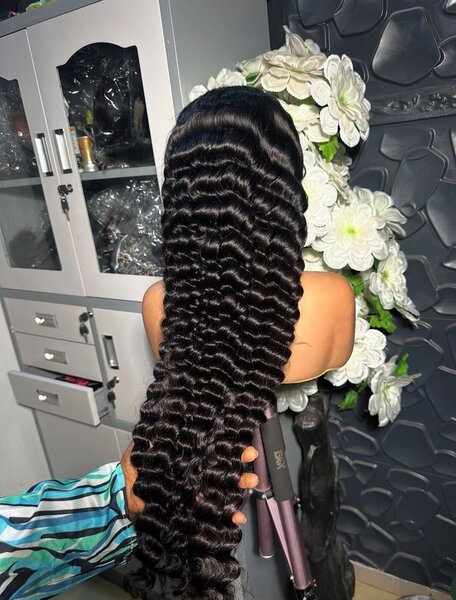 Perruque ondulée longue