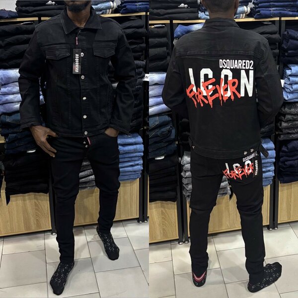 Veste en jean tendance homme