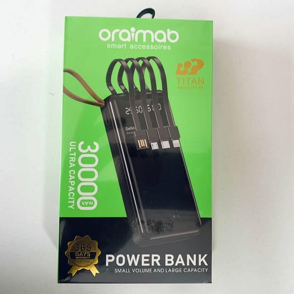 ORAIMOB 30,000 MAH CAPACITY POWERBANK 