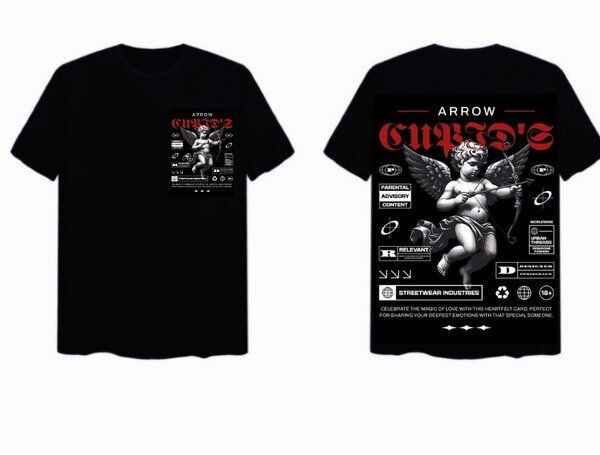 T-shirt imprimé Cupidon unique