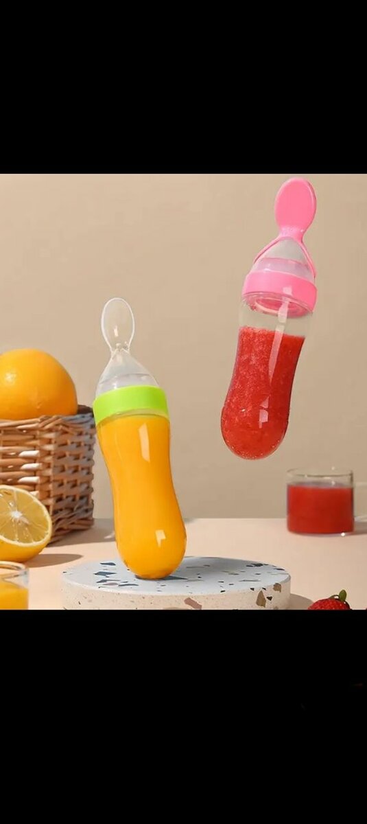 Silicone Spoon Feeder for kid's 1pcs