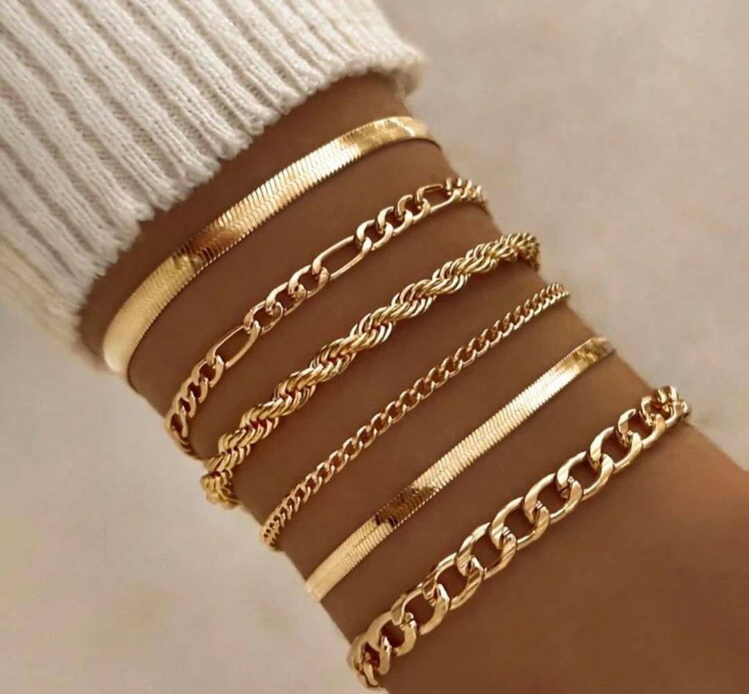 12k gold coated brecelets