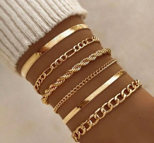 12k gold coated brecelets