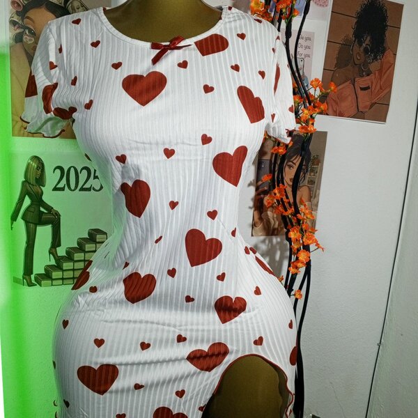 Nuisettes  imprimées cœur