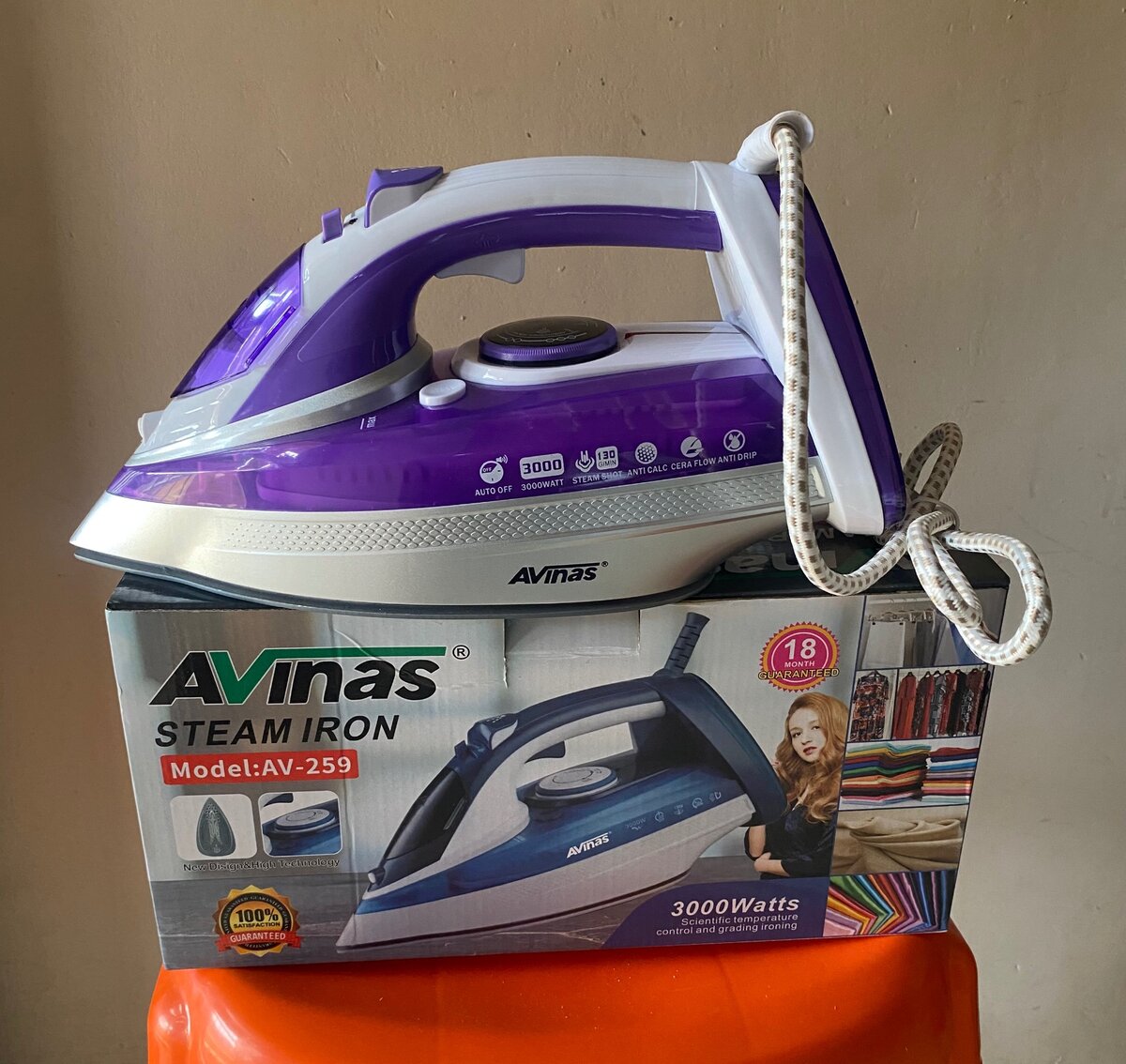 Electric Steam Iron 3000W
