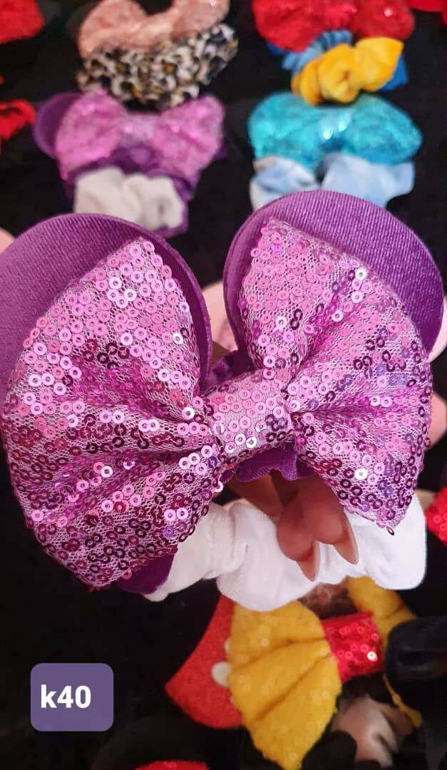 Mickey mouse scrunchies