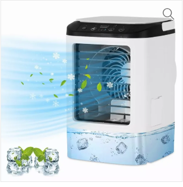 Mini Humidifying portable air conditioner of indoor USB charging air cooler fan portable evaporative air cooler