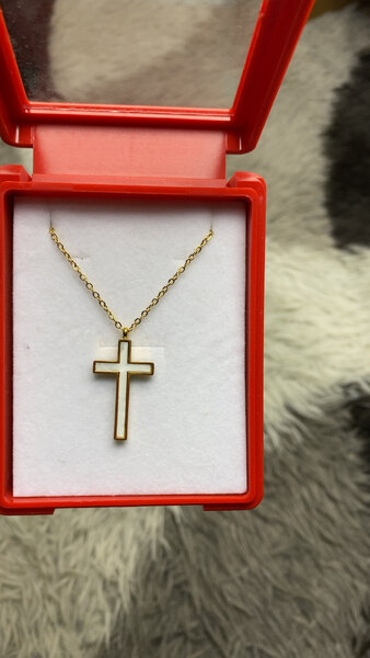 Collier Croix Or Élégant