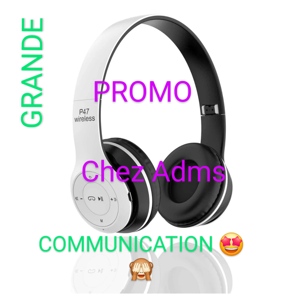 Casque sans fil P47 Bluetooth